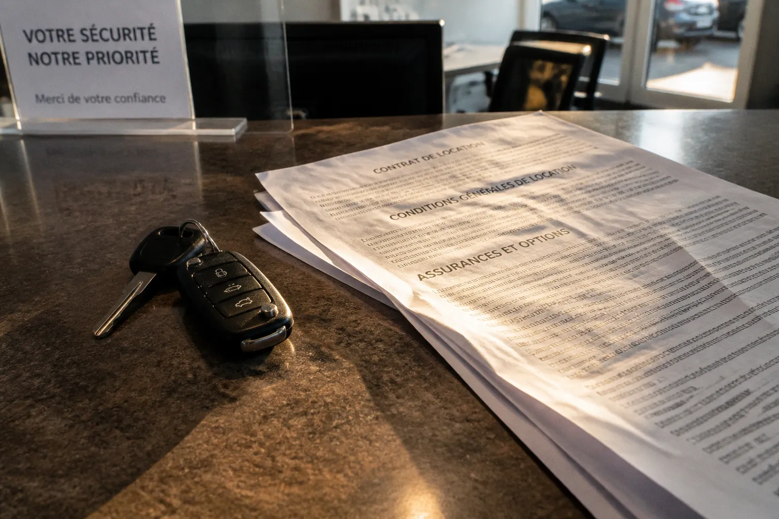 Assurance location de voiture : les pièges à déjouer au comptoir