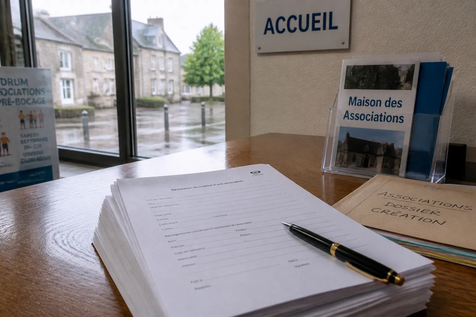 Création d'association à Villers-Bocage : dossier à préparer
