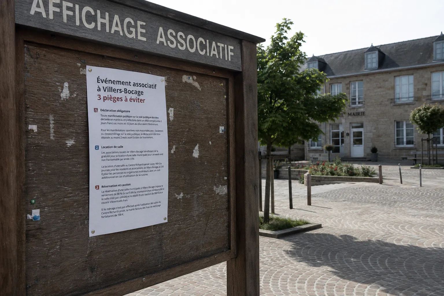 Événement associatif à Villers-Bocage : 3 pièges à éviter