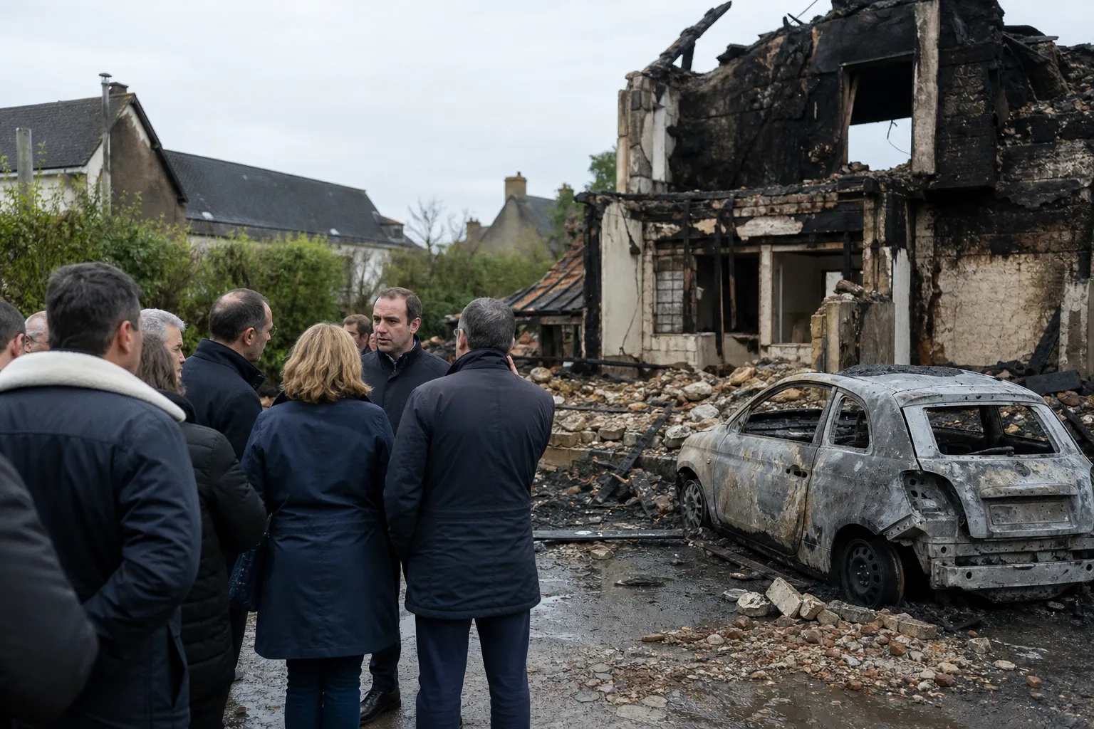 Incendies : Sébastien Lecornu veut amorcer le temps de la réparation et des indemnisations