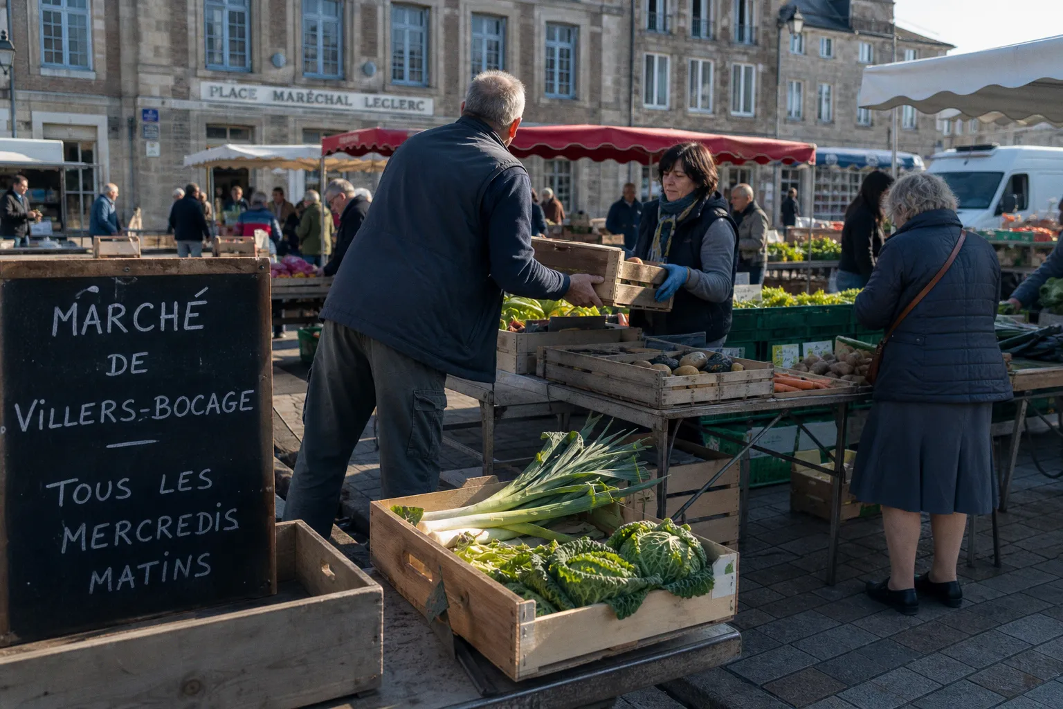 Marché de Villers-Bocage : pièces à réunir pour un stand