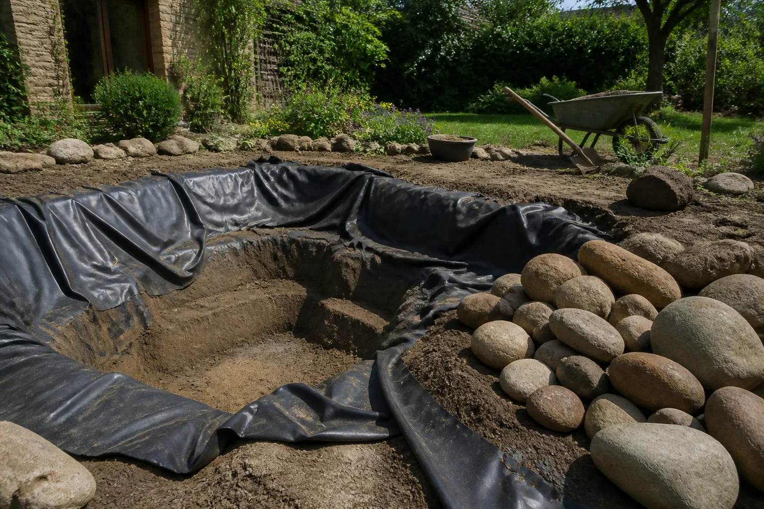 Mare de jardin : la checklist avant de creuser