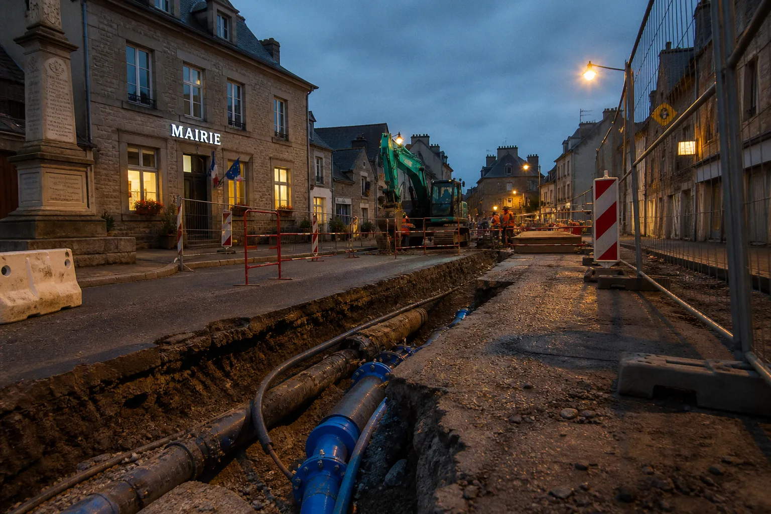 Modernisation des réseaux d'eau et d'assainissement à Villers-Bocage