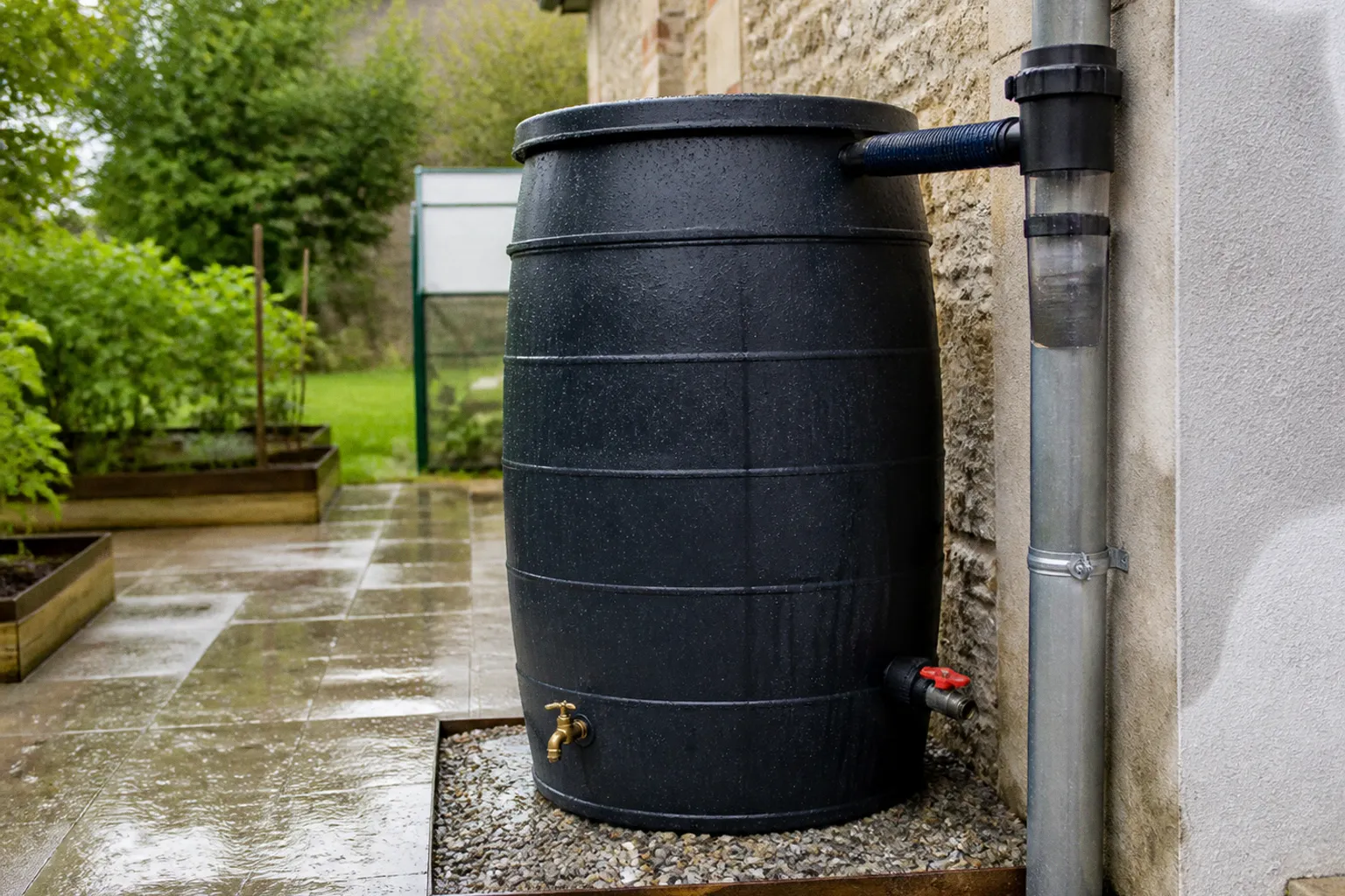 Récupérateur d'eau : dossier et règles à vérifier avant pose